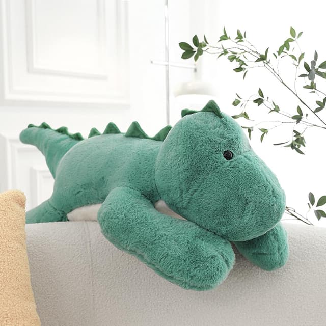 Thumbnail 2 de WESOPAN 1.5kg Weighted Green Dinosaur Plush