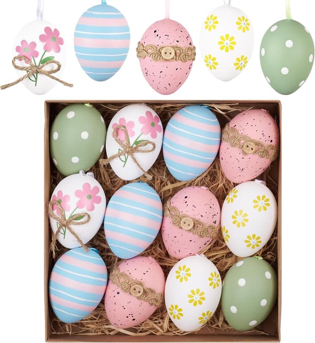 Thumbnail 6 de Valery Madelyn 12er Ostereier Weiß-Gold 🥚