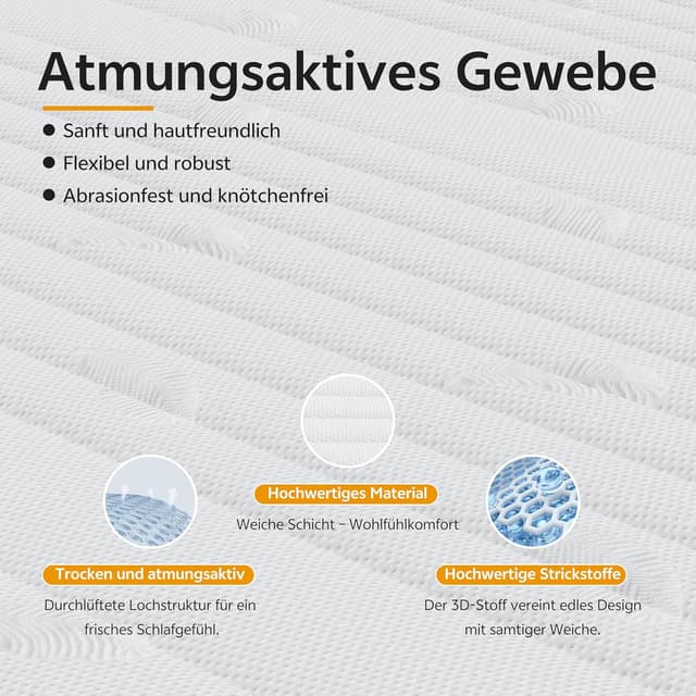 Detalle 2 de PurrJoys Materasso 120 x 200 per 7 zone