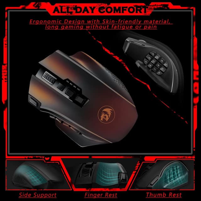 Thumbnail 6 de Redragon Wireless Gaming Mouse 16,000 DPI