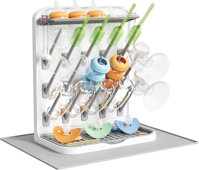 Detalle de Lifewit Escurridor Grande para Biberones 27,9×15,8×33 cm