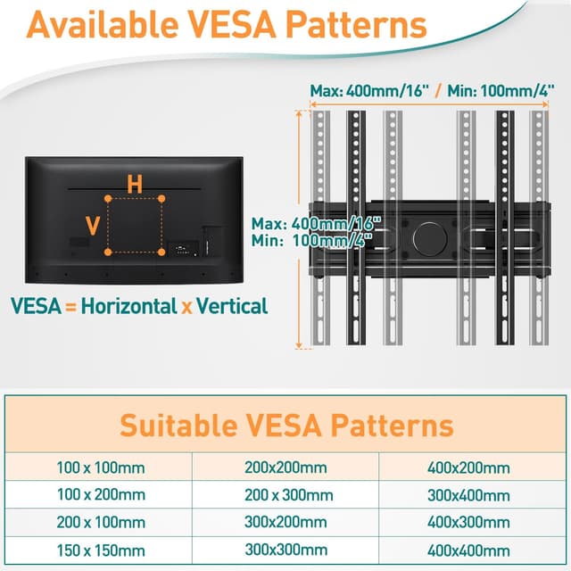 Thumbnail 6 de ELIVED EV1001 TV Bracket 45kg