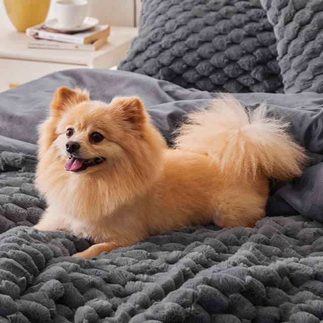 Thumbnail 5 de BEDELITE King Size Fluffy Comforter Set