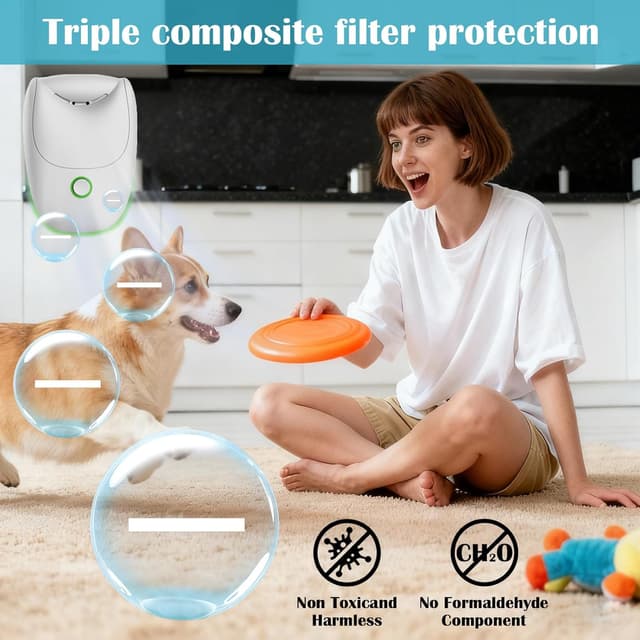 Detalle 2 de Ionic plug-in ionic air purifier for bedroom & home (2 pack) with negative ion filter