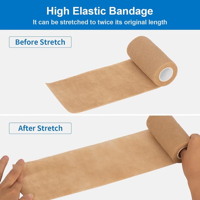 Thumbnail 2 de 12 Roll Selbstklebender Verband 10 cm Blau