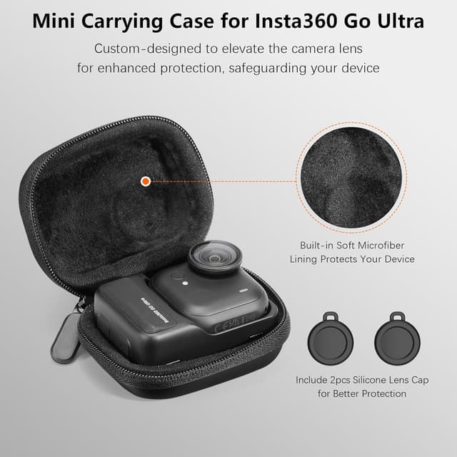 Detalle de AMAZEAR Tragetasche Insta360 Go Ultra Leder 1:1