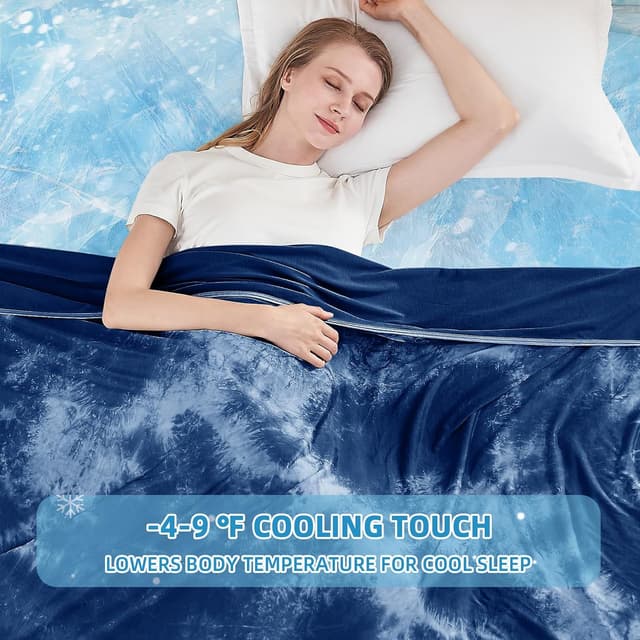Detalle 2 de inhand Cooling Blanket Queen Size (90"x90") cooling blanket for hot sleepers