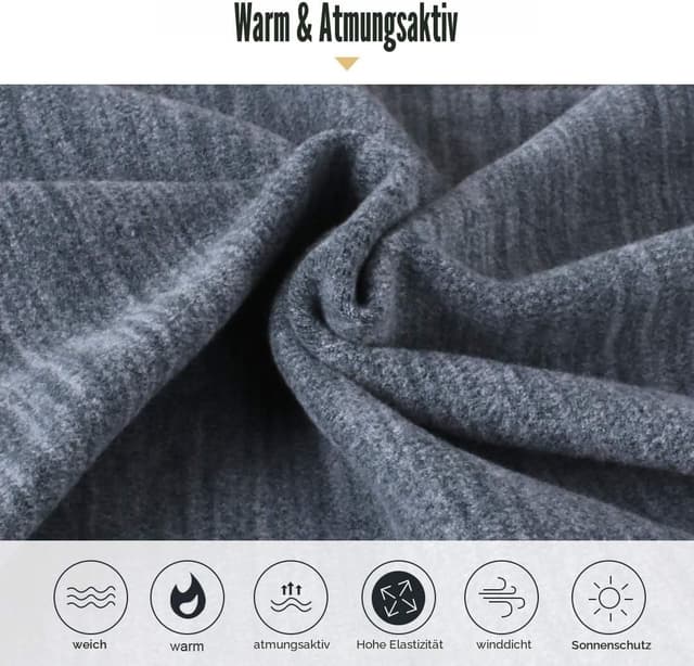 Thumbnail 2 de HEGCOIIE Winter Loop Schal Damen Herren 2er Pack