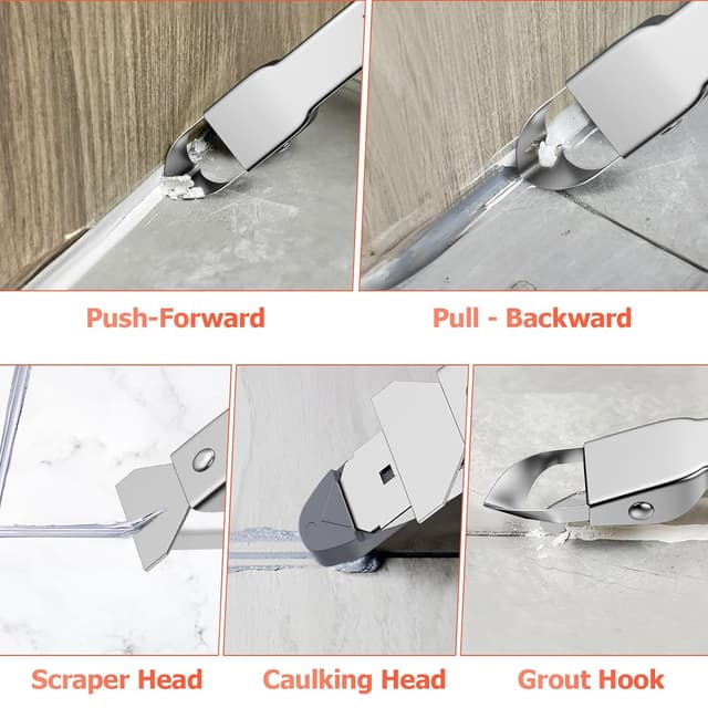 Thumbnail 2 de Stainless 4 in 1 caulking tool set