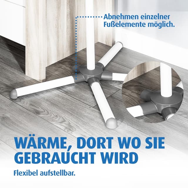 Detalle 1 de Reer FeelWell 2in1 Wickeltischstrahler 2 Heizstufen