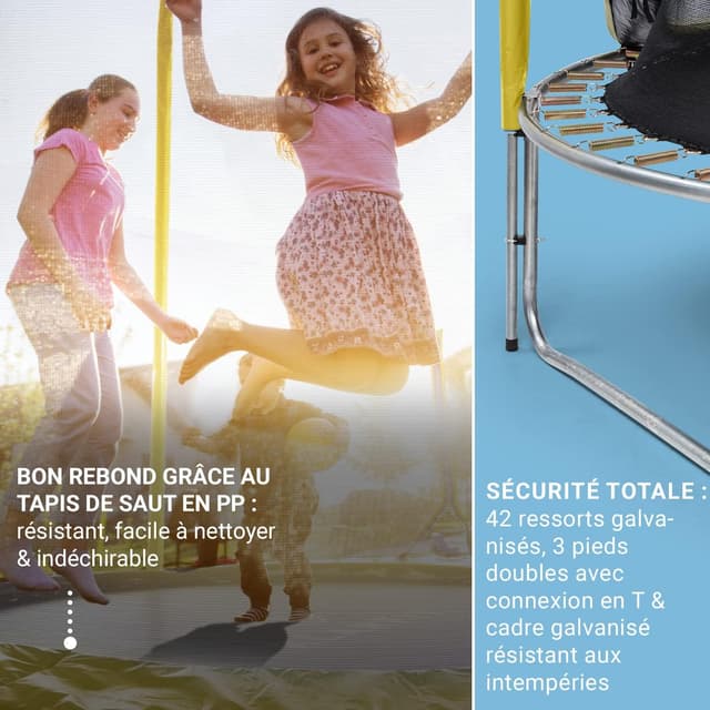 Thumbnail 3 de Klarfit Jumpstarter Trampoline Extérieur 250 cm