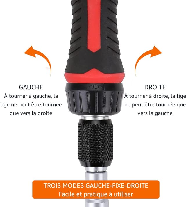 Thumbnail 3 de Amazon Basics Ensemble 73 pièces outils magnétiques