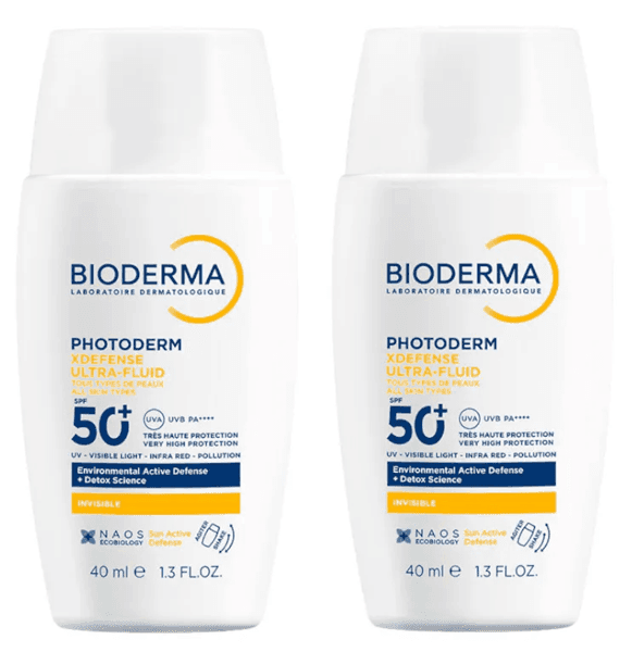 Detalle de BIODERMA Photoderm XDefense Ultra-Fluid SPF50+ 2x40 ml