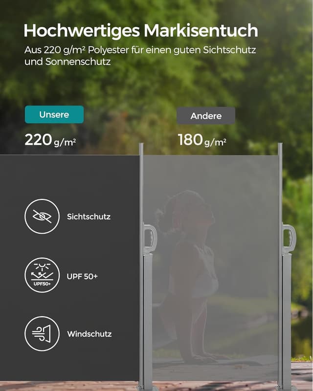 Thumbnail 3 de SONGMICS Seitenmarkise GSA143G02