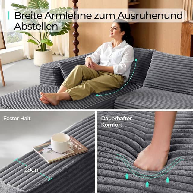 Thumbnail 4 de LINSY HOME Ecksofa 270 cm Schlafsofa