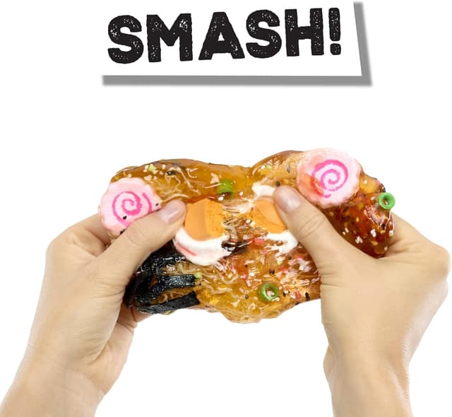 Detalle de Slime Life Ramen DIY Slime Kit (Ages 8+) — Unboxing Ingredients to Make, Smash, and Stretch Your Food Slime