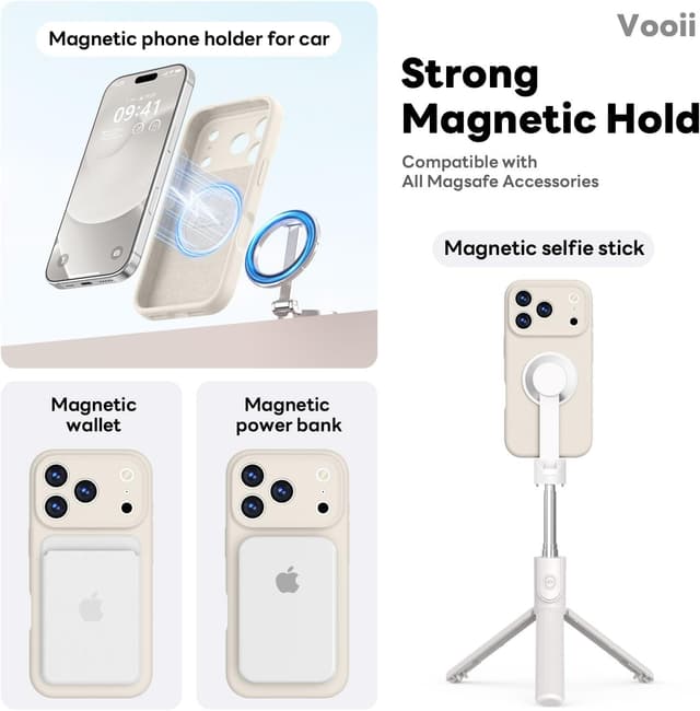 Detalle de Vooii iPhone17 Pro Max magnetic case 6.9in