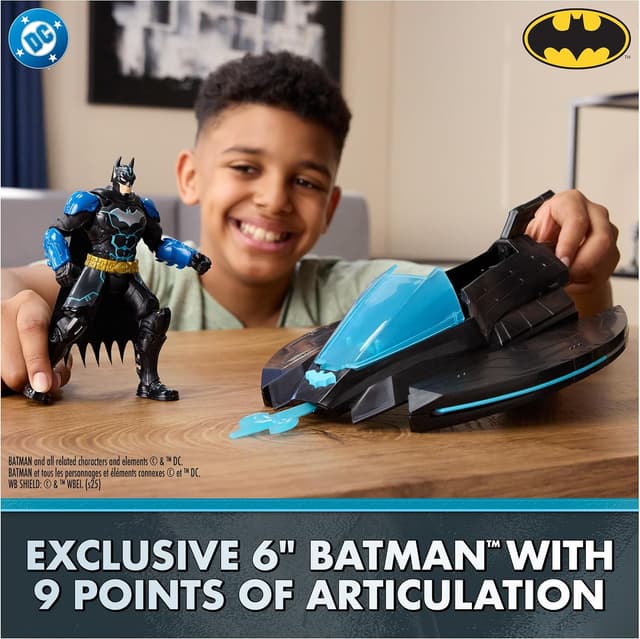 Detalle 2 de DC Comics Batman Ninja Strike Katana Blade Batwing with 6-inch Action Figure (Ages 3+)