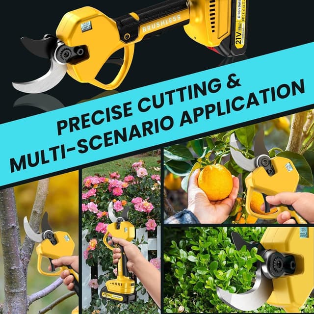 Thumbnail 6 de Forbici per potatura a batteria cordless con motore brushless 1.000 W e batterie 2×2Ah