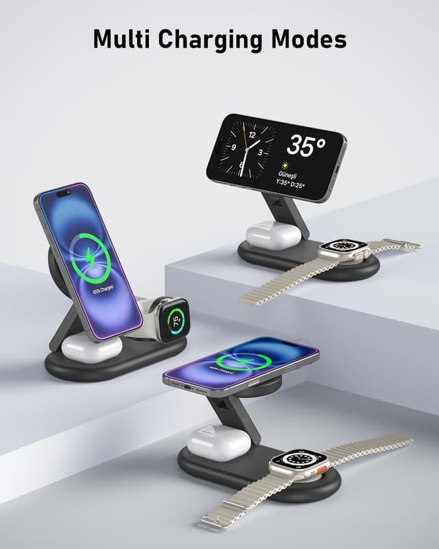 Thumbnail 6 de 3 in 1 Wireless Charging Station for iPhone