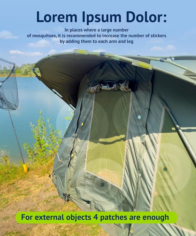 Detalle de Brison Mosquito Patches with Citronella Essential Oil (Natural Anti-Mosquito Stickers) – 120pc mix