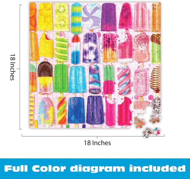 Detalle de Buffalo Games Frosty Treats (Lars Stewart) 300-Piece Large Jigsaw Puzzle for Adults