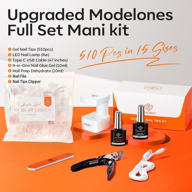 Thumbnail 4 de modelones X Nail Gel Kit 510 pcs ๐