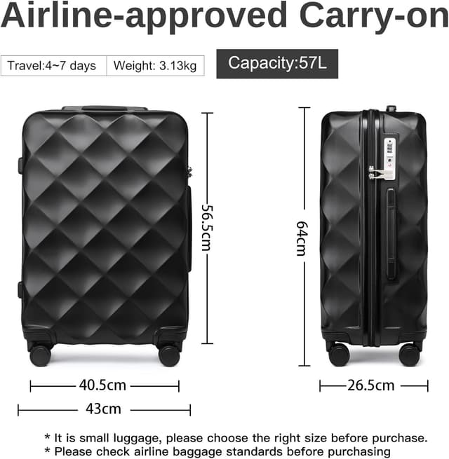 Thumbnail 1 de British Traveller Hartschalenkoffer 57 L