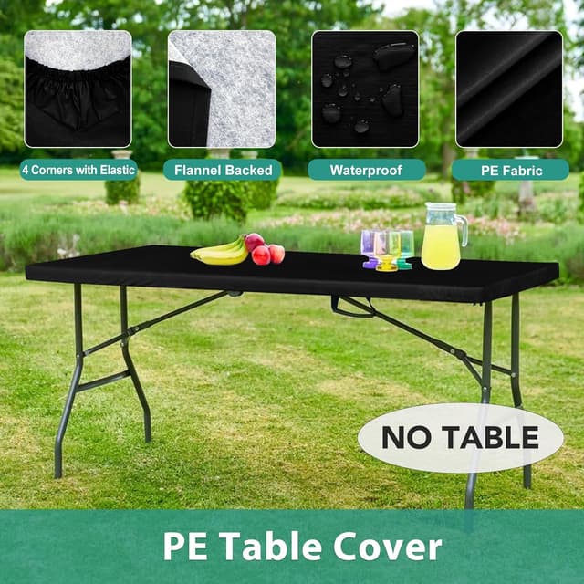 Thumbnail 6 de LUSHVIDA 6-Pack Tablecloth, 30x72 in ⚙