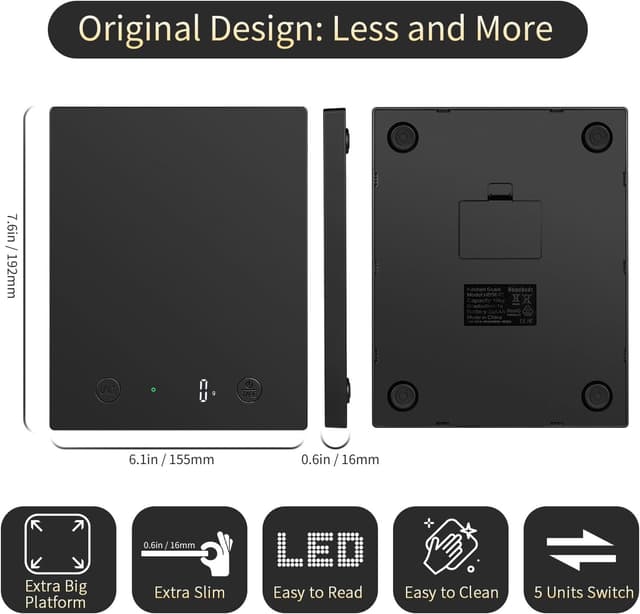 Thumbnail 2 de Homebuds Küchenwaage 10 kg ⚖