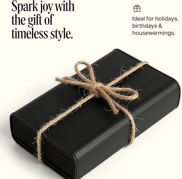 Thumbnail 4 de Preston Lane Mayfair Leather Matchstriker for Mantel 🕯