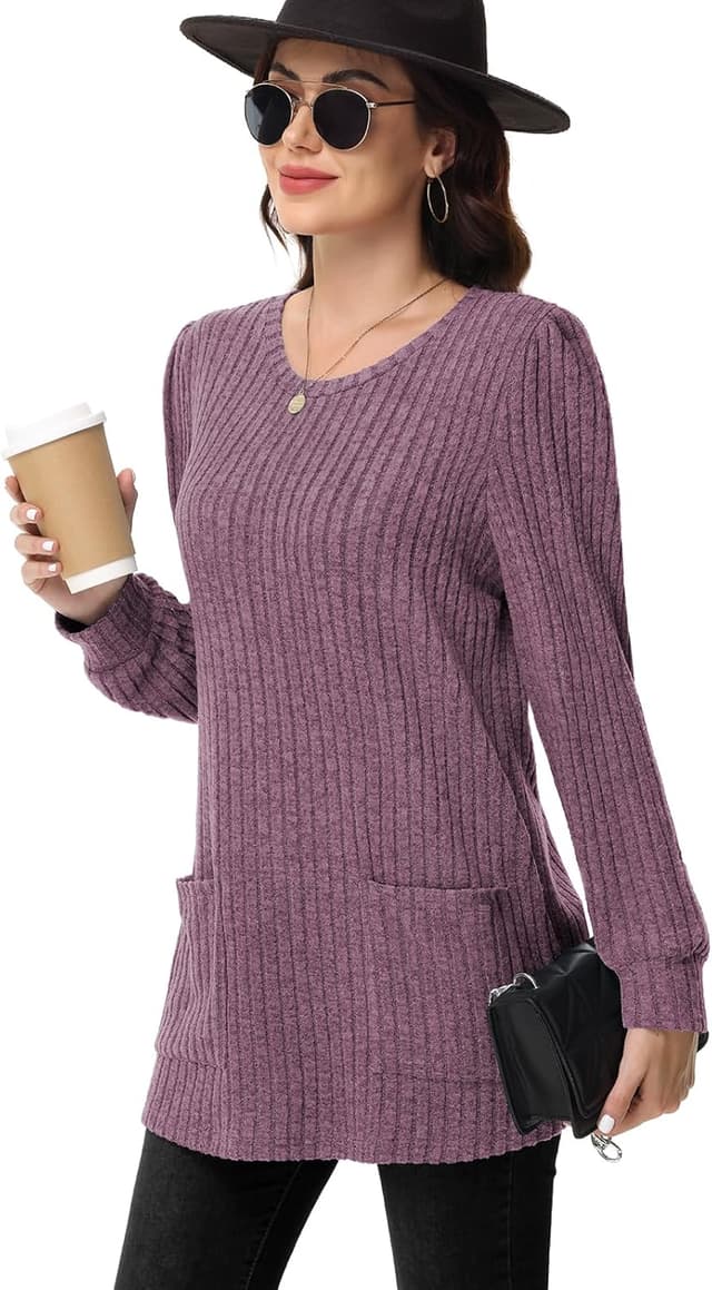 Detalle 1 de Tanmolo Damen Pullover mit Rundhals