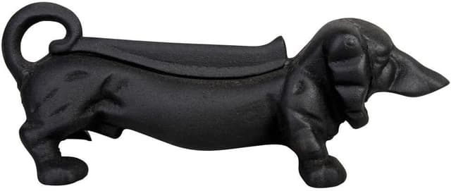 Detalle 2 de Esschert Design LH6Z Dachshund Boot Scraper in Black Cast Iron (33 x 13 x 11.5cm)
