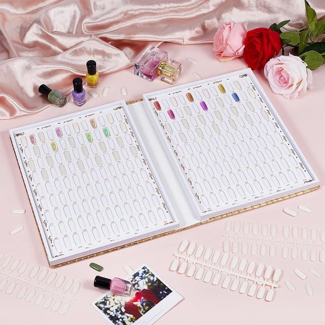 Thumbnail 4 de BENECREAT 216 Colours Gold Nail Display Chart 💅