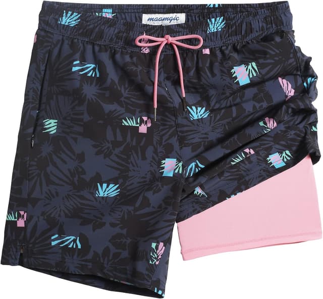 Detalle de maamgic 2-in-1 Men’s Swim Trunks