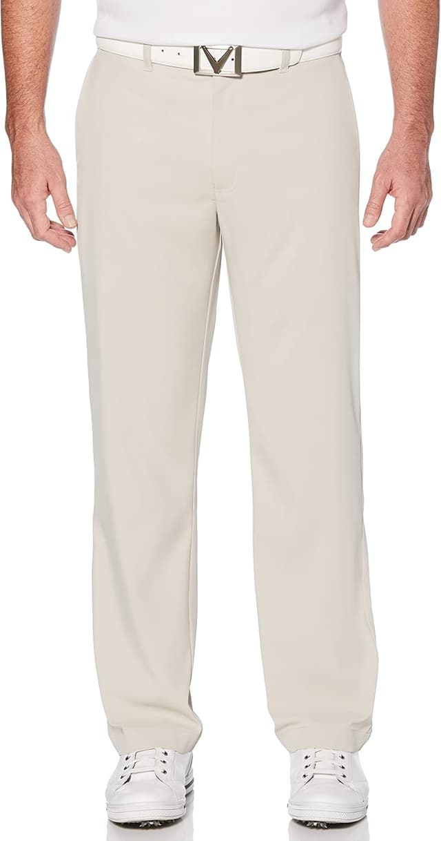 Detalle de Callaway Men’s Lightweight Tech Golf Pants with Active Waistband (Moisture-Wicking & Stretch)