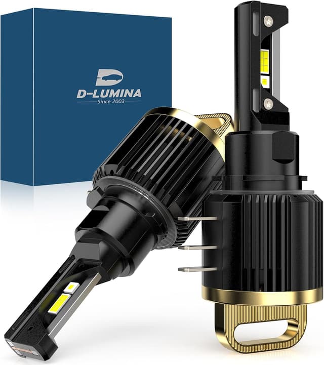 Detalle de D-Lumina Lampadina LED H15 Canbus 130W 26.000lm kit conversione auto 6500K (2 pezzi) con chip Seoul CSP