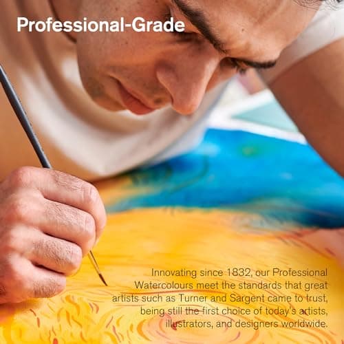 Detalle de Winsor & Newton Set de viaje de acuarelas 🎨 12 tubos