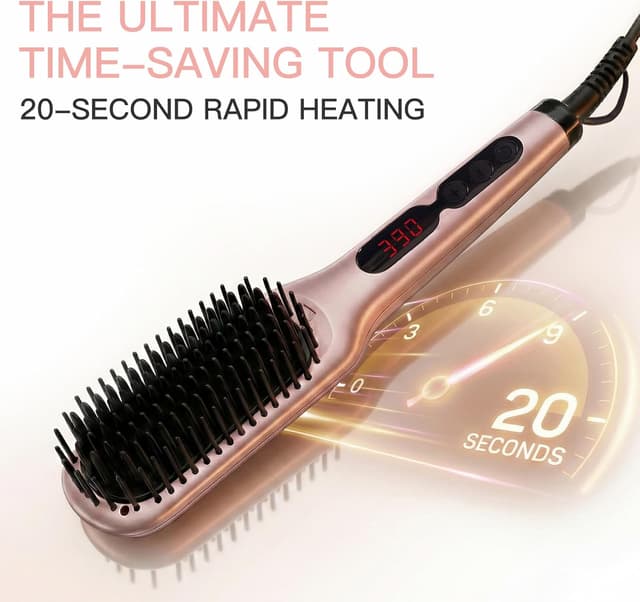 Detalle 2 de MEGAWISE Haarglätter Keramikbürste 230 °C