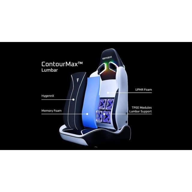 Detalle de vertagear SL5800 Silla Gaming Verde Medianoche