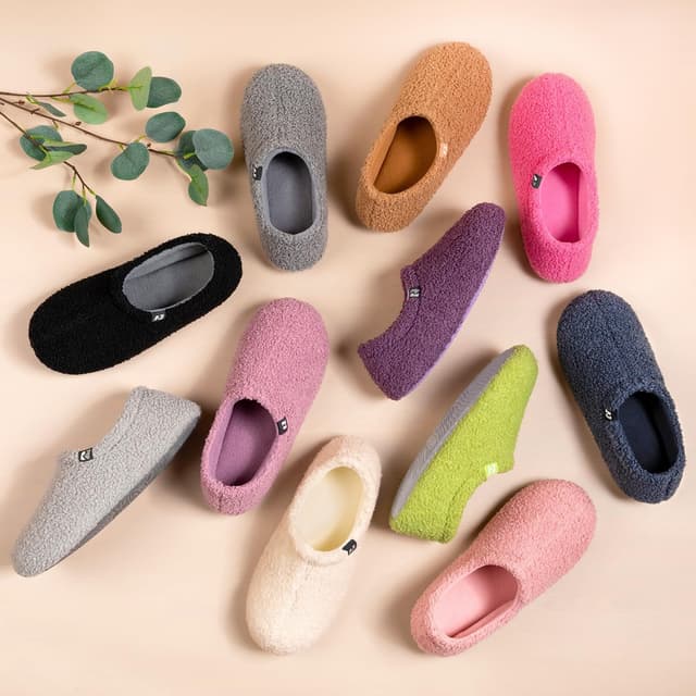 Thumbnail 5 de RockDove Women's Teddy Fleece Closed Back Indoor Slipper