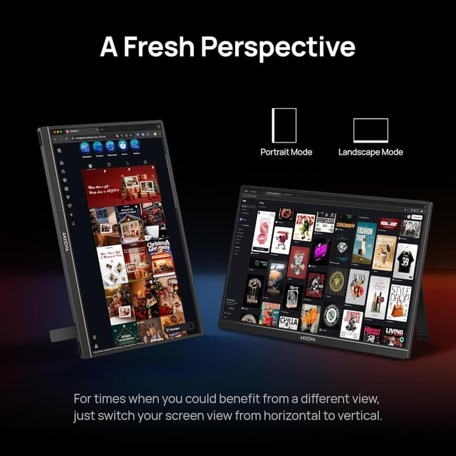 Detalle de ARZOPA Z1FC 16.1" 144Hz portable monitor