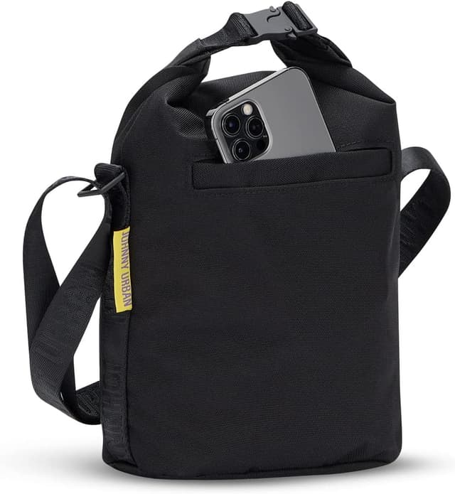 Detalle de Johnny Urban Borsa a tracolla Rue impermeabile con scomparti e tasche con zip