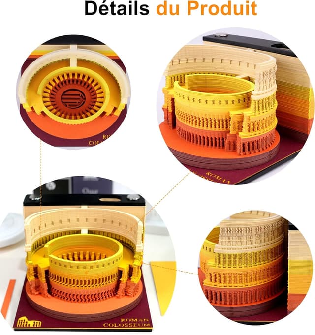 Thumbnail 3 de Calendrier 3D 2026 Le Colisée