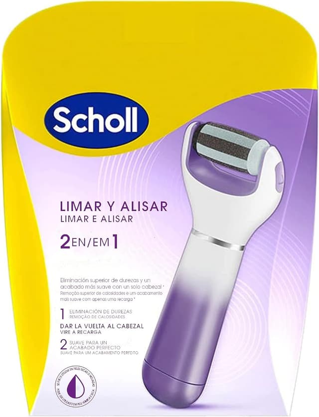 Detalle de Scholl Expert Care Limar y Alisar 2 en 1 — lima eléctrica para pies