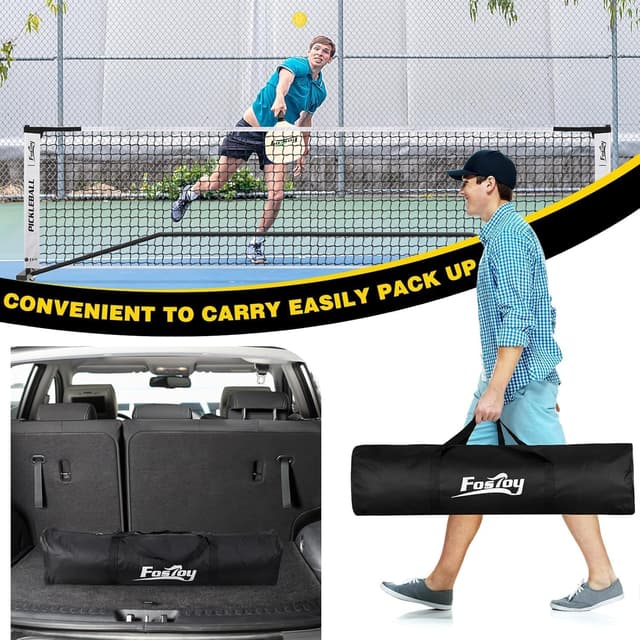 Detalle 2 de Portable Pickleball Net Set 22 ft regulation