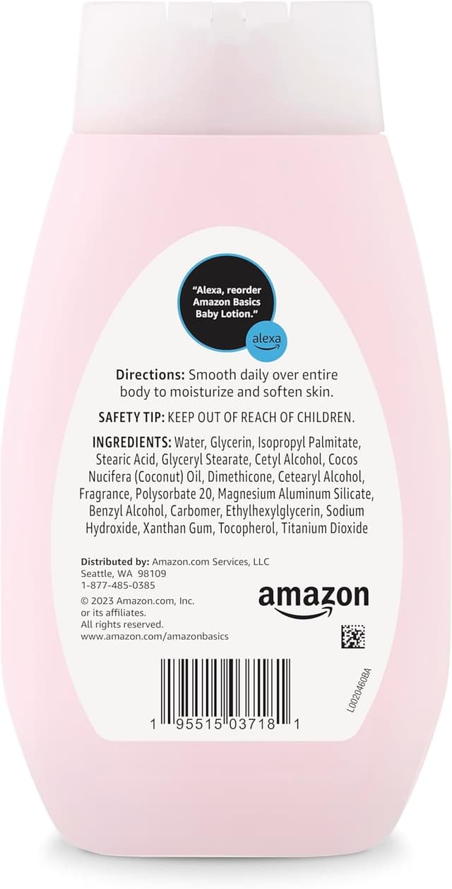Detalle 2 de Amazon Basics Baby Lotion 13.6 Fl Oz pack of 4