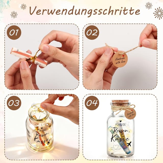 Detalle 2 de TUZELIYA Reisekasse LED Flaschenlicht