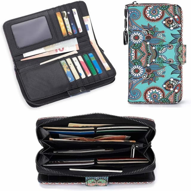 Detalle de MoFut portefeuille femme, mini porte-monnaie