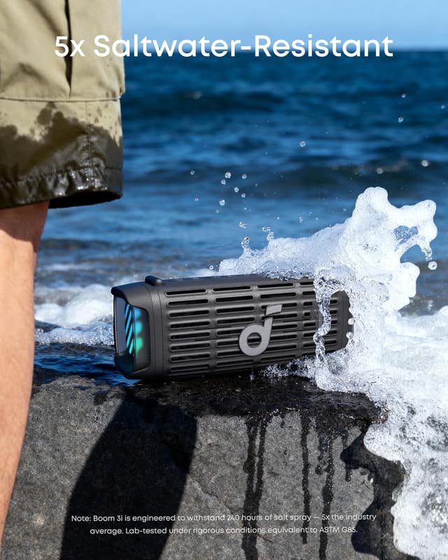 Detalle de Anker Soundcore Boom 3i 50W Bluetooth Outdoor Speaker